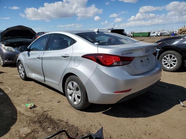 2016 Hyundai Elantra SE