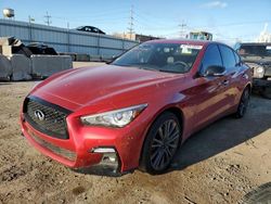 Infiniti salvage cars for sale: 2022 Infiniti Q50 RED Sport 400