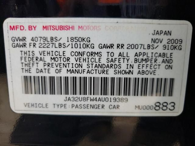 2010 Mitsubishi Lancer GTS