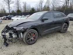 Salvage cars for sale from Copart Waldorf, MD: 2023 Audi Q8 Premium Plus S-Line