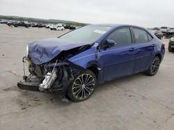 Toyota salvage cars for sale: 2016 Toyota Corolla L