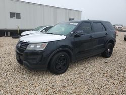 Salvage cars for sale from Copart New Braunfels, TX: 2017 Ford Explorer Police Interceptor