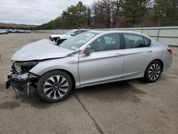 Honda Accord Hybrid exl salvage cars for sale: 2015 Honda Accord Hybrid EXL