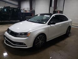 Salvage cars for sale from Copart West Mifflin, PA: 2015 Volkswagen Jetta SE