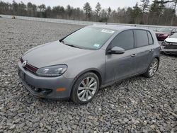 Salvage cars for sale from Copart Windham, ME: 2013 Volkswagen Golf