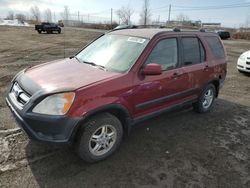 Honda CR-V EX salvage cars for sale: 2003 Honda CR-V EX