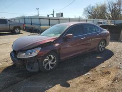 2016 Honda Accord LX en venta en Oklahoma City, OK