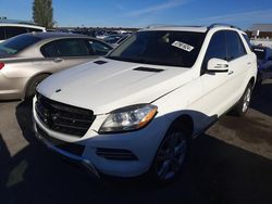 Mercedes-Benz M-Class salvage cars for sale: 2015 Mercedes-Benz ML 350