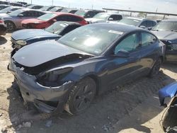 Vehiculos salvage en venta de Copart Temple, TX: 2023 Tesla Model 3
