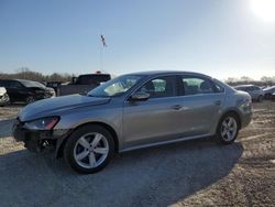 Salvage cars for sale from Copart Wichita, KS: 2012 Volkswagen Passat SE