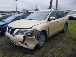Salvage cars for sale from Copart Kapolei, HI: 2013 Nissan Pathfinder S