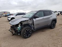 Jeep Compass salvage cars for sale: 2020 Jeep Compass Trailhawk