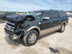 Salvage cars for sale from Copart Houston, TX: 2013 Ford Expedition EL XLT