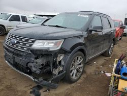 Ford Explorer salvage cars for sale: 2016 Ford Explorer Limited