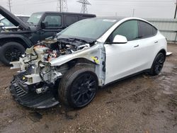 Salvage cars for sale from Copart Elgin, IL: 2021 Tesla Model Y