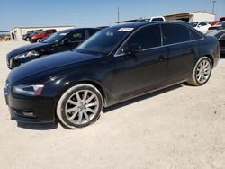 Salvage cars for sale from Copart Temple, TX: 2013 Audi A4 Premium