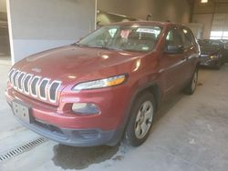 Salvage cars for sale from Copart Sandston, VA: 2016 Jeep Cherokee Sport