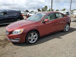 Salvage cars for sale from Copart San Diego, CA: 2015 Volvo S60 Premier