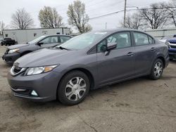 Salvage cars for sale from Copart Moraine, OH: 2015 Honda Civic Hybrid