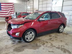 Chevrolet salvage cars for sale: 2018 Chevrolet Equinox Premier