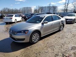 Salvage cars for sale from Copart Central Square, NY: 2013 Volkswagen Passat S