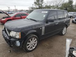Land Rover Range Rover Supercharged salvage cars for sale: 2007 Land Rover Range Rover Supercharged