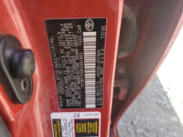 2012 Toyota Camry Base