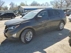 Salvage cars for sale from Copart Wichita, KS: 2019 Chevrolet Equinox LS