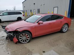 Salvage cars for sale from Copart Appleton, WI: 2012 Audi A7 Prestige