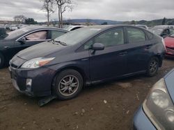 Salvage cars for sale from Copart San Martin, CA: 2011 Toyota Prius