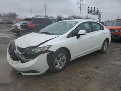Salvage cars for sale from Copart Columbus, OH: 2013 Honda Civic LX