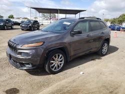 Jeep Cherokee Latitude salvage cars for sale: 2018 Jeep Cherokee Latitude