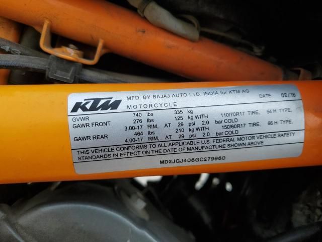 2016 KTM RC 390