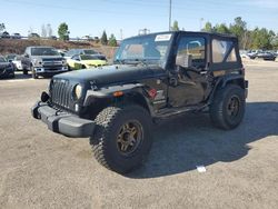 Salvage cars for sale from Copart Gaston, SC: 2017 Jeep Wrangler Sport
