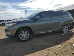 Toyota Vehiculos salvage en venta: 2013 Toyota Highlander Base