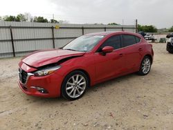 Salvage cars for sale from Copart New Braunfels, TX: 2017 Mazda 3 Grand Touring