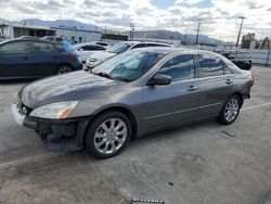 Salvage cars for sale from Copart Sun Valley, CA: 2007 Honda Accord EX