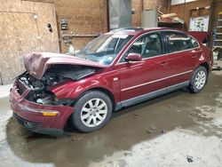 Volkswagen salvage cars for sale: 2003 Volkswagen Passat GLS