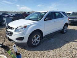 Salvage cars for sale from Copart Kansas City, KS: 2017 Chevrolet Equinox LS