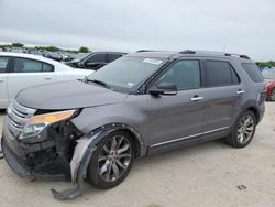 Salvage cars for sale from Copart San Antonio, TX: 2013 Ford Explorer XLT