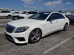 Mercedes-Benz S 63 AMG salvage cars for sale: 2017 Mercedes-Benz S 63 AMG