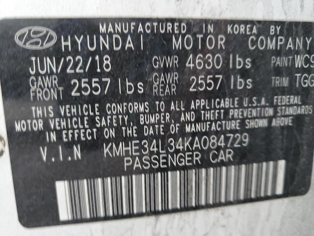2019 Hyundai Sonata Hybrid