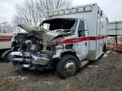 Salvage cars for sale from Copart Davison, MI: 2021 Ford Econoline E450 Super Duty Cutaway Van