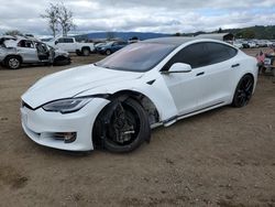 Salvage cars for sale from Copart San Martin, CA: 2018 Tesla Model S