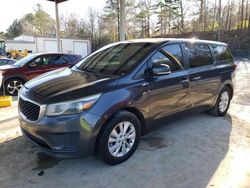 KIA Sedona LX salvage cars for sale: 2015 KIA Sedona LX