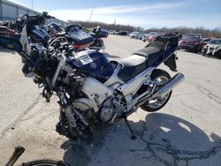 Salvage cars for sale from Copart Grand Prairie, TX: 2006 Yamaha FJR1300