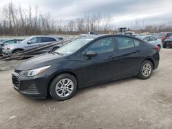 Salvage cars for sale from Copart Leroy, NY: 2019 Chevrolet Cruze LS