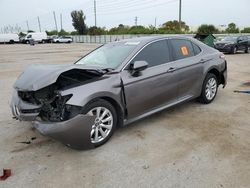 Vehiculos salvage en venta de Copart Miami, FL: 2018 Toyota Camry L