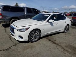 Vehiculos salvage en venta de Copart Vallejo, CA: 2018 Infiniti Q50 Luxe