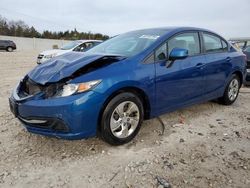 Honda salvage cars for sale: 2013 Honda Civic LX